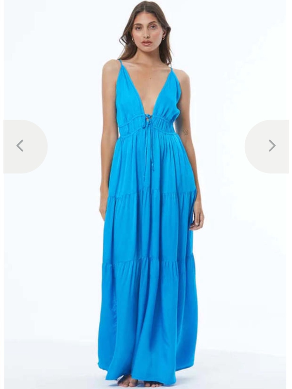 Young Fabulous Broke YFB Siena satin maxi dress Small - Picture 5 of 5
